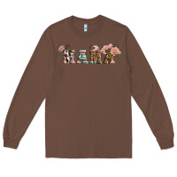 Chestnut Western Floral Mama Long Sleeve Tee - LillyAllenDesigns