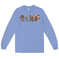 Colony Blue Western Floral Mama Long Sleeve Tee - LillyAllenDesigns
