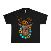 Black deer gemstone sunflower Urban Heavy Tee - JahusDesignShop