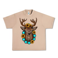 Burro deer gemstone sunflower Urban Heavy Tee - JahusDesignShop