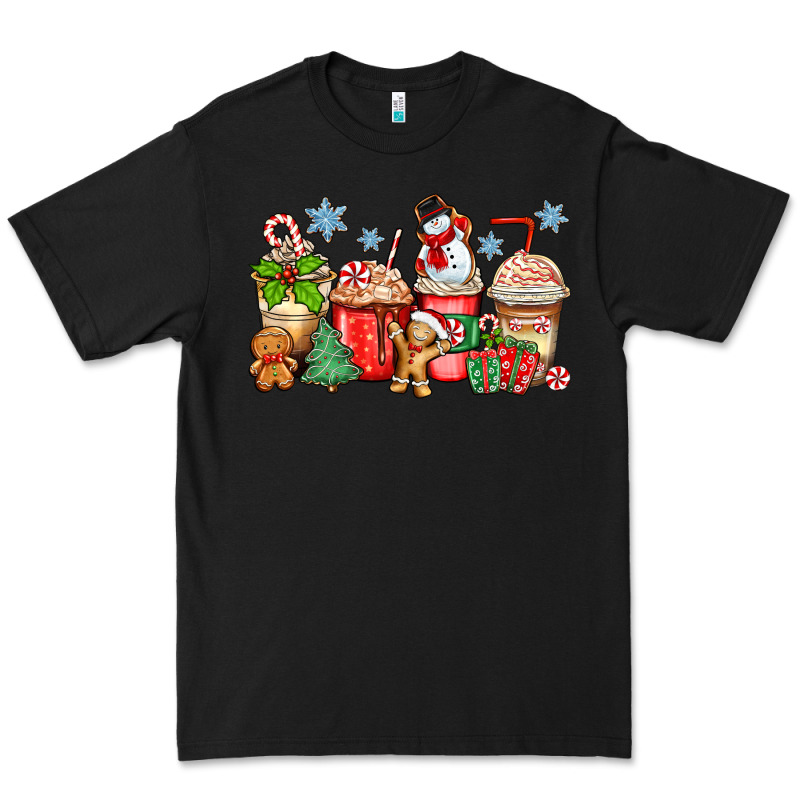 Christmas Coffee Cups Premium Tee by Zillion Design Studio | Teevron