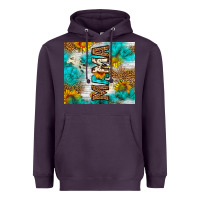 Plum mama leopard sunflower Heavyweight Hoodie - LillyAllenDesigns