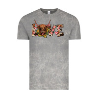 Cloud Rock highland cow love Vintage Tee - JahusDesignShop