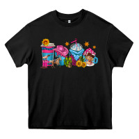 Black cowgirl coffee cups Heavy Core Tee - texasbilliewilder
