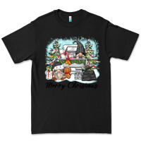 Black merry christmas gnomes Premium Tee - Zillion Design Studio