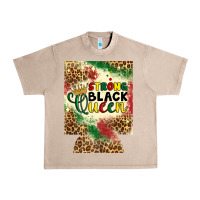French Oak strong black queen 12 oz can cooler (regular) Urban Heavy Tee - Artiststas