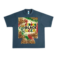 Midnight Navy strong black queen 12 oz can cooler (regular) Urban Heavy Tee - Artiststas