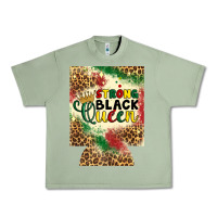 Oil Green strong black queen 12 oz can cooler (regular) Urban Heavy Tee - Artiststas