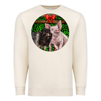 Sandshell christmas pig Premium Sweatshirt - LillyAllenDesigns