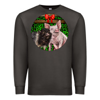 Smoke christmas pig Premium Sweatshirt - LillyAllenDesigns