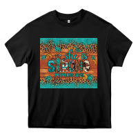 Black she is strong gemstone sunflower leopard Heavy Core Tee - Artiststas