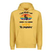 Antique Gold I Leveled Up From Wife To Mommy Premium Hoodie - Bettercallsaul