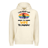 I Leveled Up From Wife To Mommy Premium Hoodie | Teevron