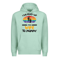 Seafoam I Leveled Up From Wife To Mommy Premium Hoodie - Bettercallsaul
