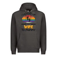 Smoke I Leveled Up From Wife To Mommy Premium Hoodie - Bettercallsaul