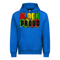 Cobalt black and proud Urban Hoodie - CowGirlArtShop