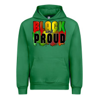 Emerald black and proud Urban Hoodie - CowGirlArtShop