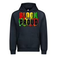 Navy black and proud Urban Hoodie - CowGirlArtShop