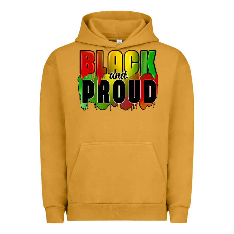 Black And Proud Urban Hoodie by CowGirlArtShop | Teevron