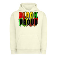 Pigment Pistachio black and proud Urban Hoodie - CowGirlArtShop