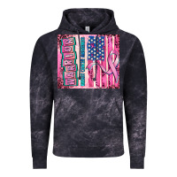 Cloud Black warrior breast cancer and american flag Vintage Hoodie - AdoDesignShop