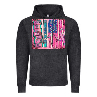 Warrior Breast Cancer And American Flag Vintage Hoodie | Teevron