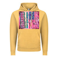 Vintage Mustard warrior breast cancer and american flag Vintage Hoodie - AdoDesignShop
