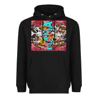 Black mama cowhide  sunflowers Heavyweight Hoodie - LillyAllenDesigns