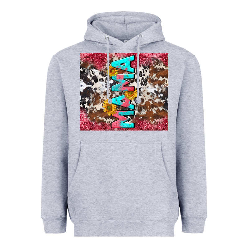 Mama Cowhide  Sunflowers Heavyweight Hoodie by LillyAllenDesigns | Teevron