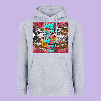 Mama Cowhide  Sunflowers Heavyweight Hoodie Designed By Lillyallendesigns