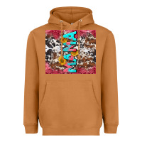 Meerkat mama cowhide  sunflowers Heavyweight Hoodie - LillyAllenDesigns