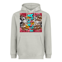 Moon Dust mama cowhide  sunflowers Heavyweight Hoodie - LillyAllenDesigns