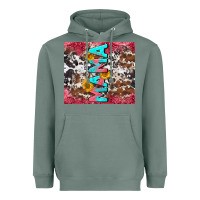 Sage mama cowhide  sunflowers Heavyweight Hoodie - LillyAllenDesigns