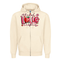 Sandshell teach love inspire valentines day Zipper Hoodie - MaliasSmallBusiness