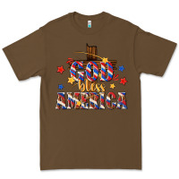 Cacao god bless america Premium Tee - texasbilliewilder