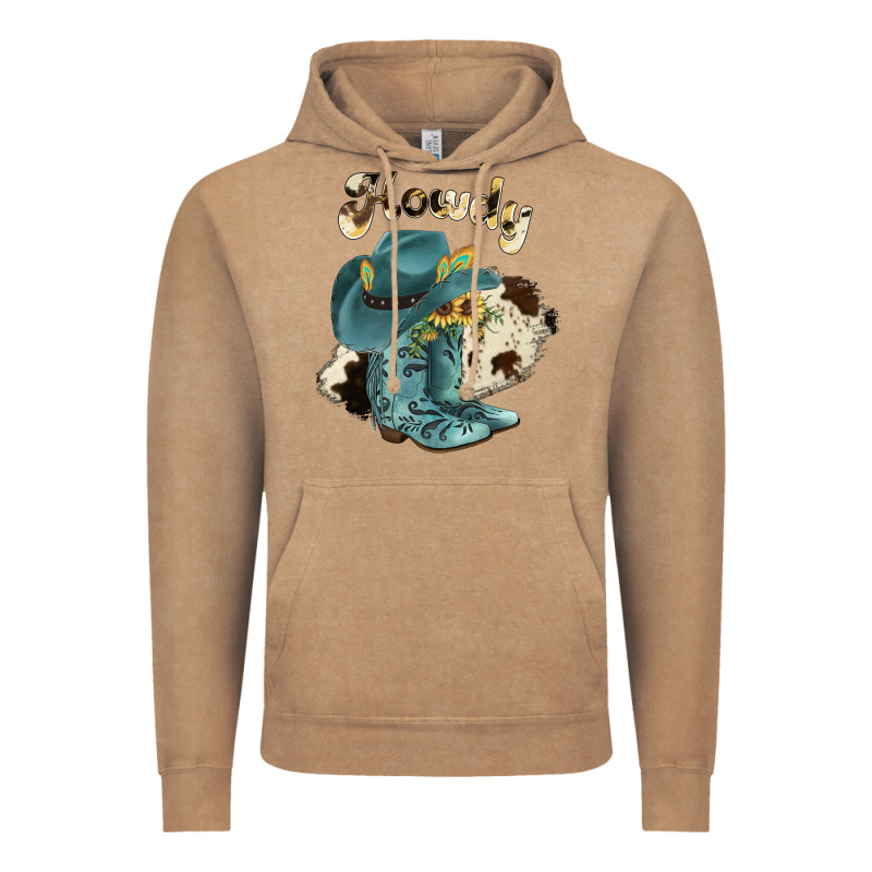 Howdy Vintage Hoodie by JahusDesignShop | Teevron