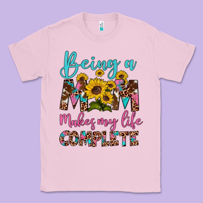 Being A Mom Makes My Life Complete Classic Tee Designed By Artiststas