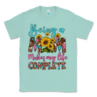 Seafoam being a mom makes my life complete Classic Tee - Artiststas
