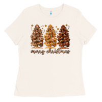 Bone melanin christmas trees Ladies Tee - MaliasSmallBusiness
