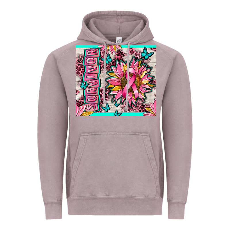 Survivor Breast Cancer Vintage Hoodie by AdoDesignShop | Teevron
