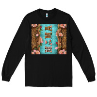 Black Western Mama Pink Roses Long Sleeve Tee - LillyAllenDesigns