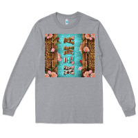 Heather Grey Western Mama Pink Roses Long Sleeve Tee - LillyAllenDesigns