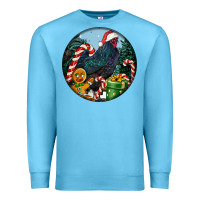 Ocean Blue jersey giant rooster christmas Premium Sweatshirt - LillyAllenDesigns