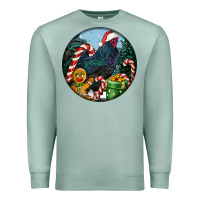 Seafoam jersey giant rooster christmas Premium Sweatshirt - LillyAllenDesigns