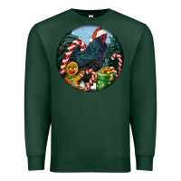 Sports Green jersey giant rooster christmas Premium Sweatshirt - LillyAllenDesigns