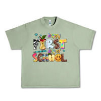 Oil Green happy first day of school Urban Heavy Tee - AdoDesignShop