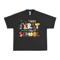 Pigment Black happy first day of school Urban Heavy Tee - AdoDesignShop