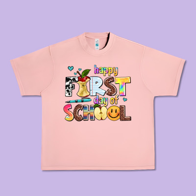 Happy First Day Of School Urban Heavy Tee Designed By Adodesignshop