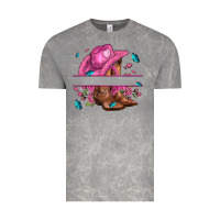 Cloud Rock pink cowgirl hat and roses Vintage Tee - AdoDesignShop