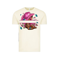 Vintage Arctic pink cowgirl hat and roses Vintage Tee - AdoDesignShop